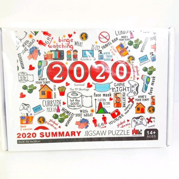 New sealed 2020 Summary jigsaw puzzle - Picture 1 of 1